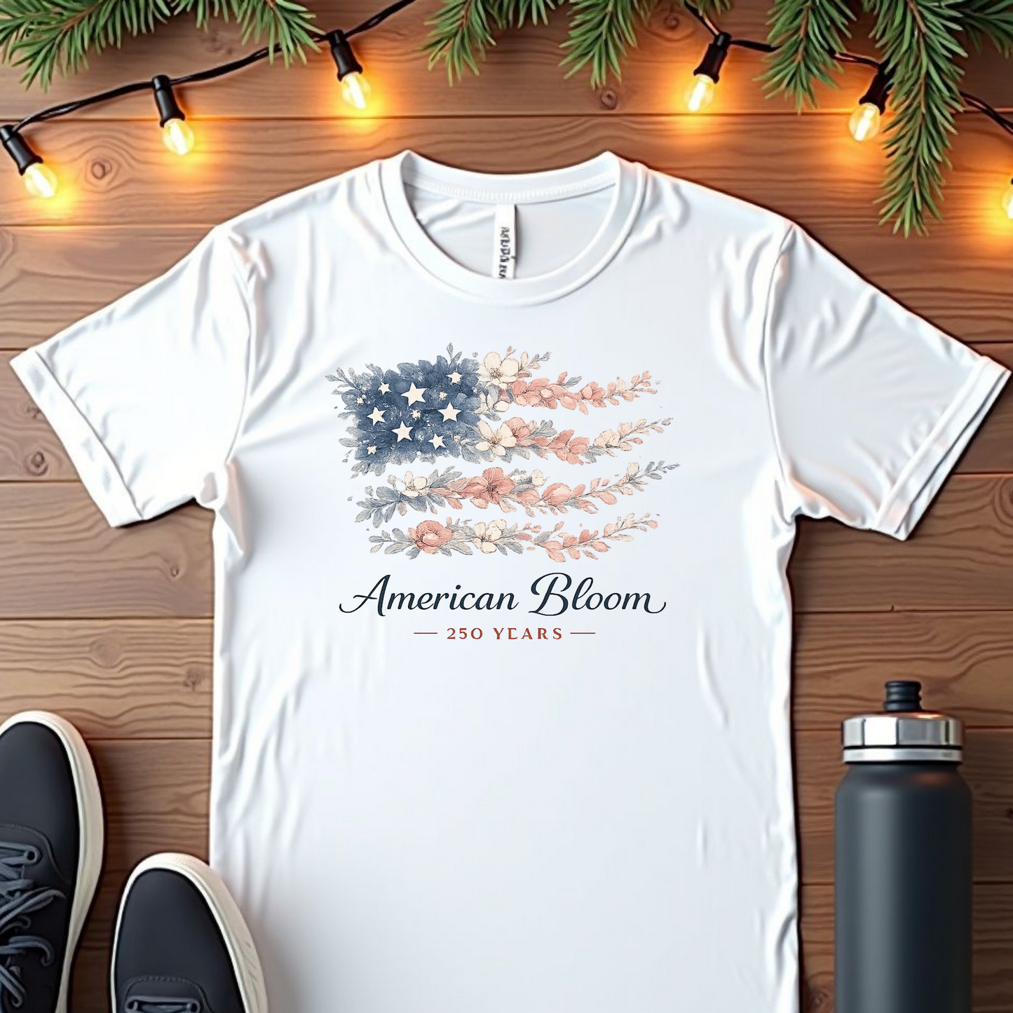 Unisex Softstyle T-Shirt American bloom