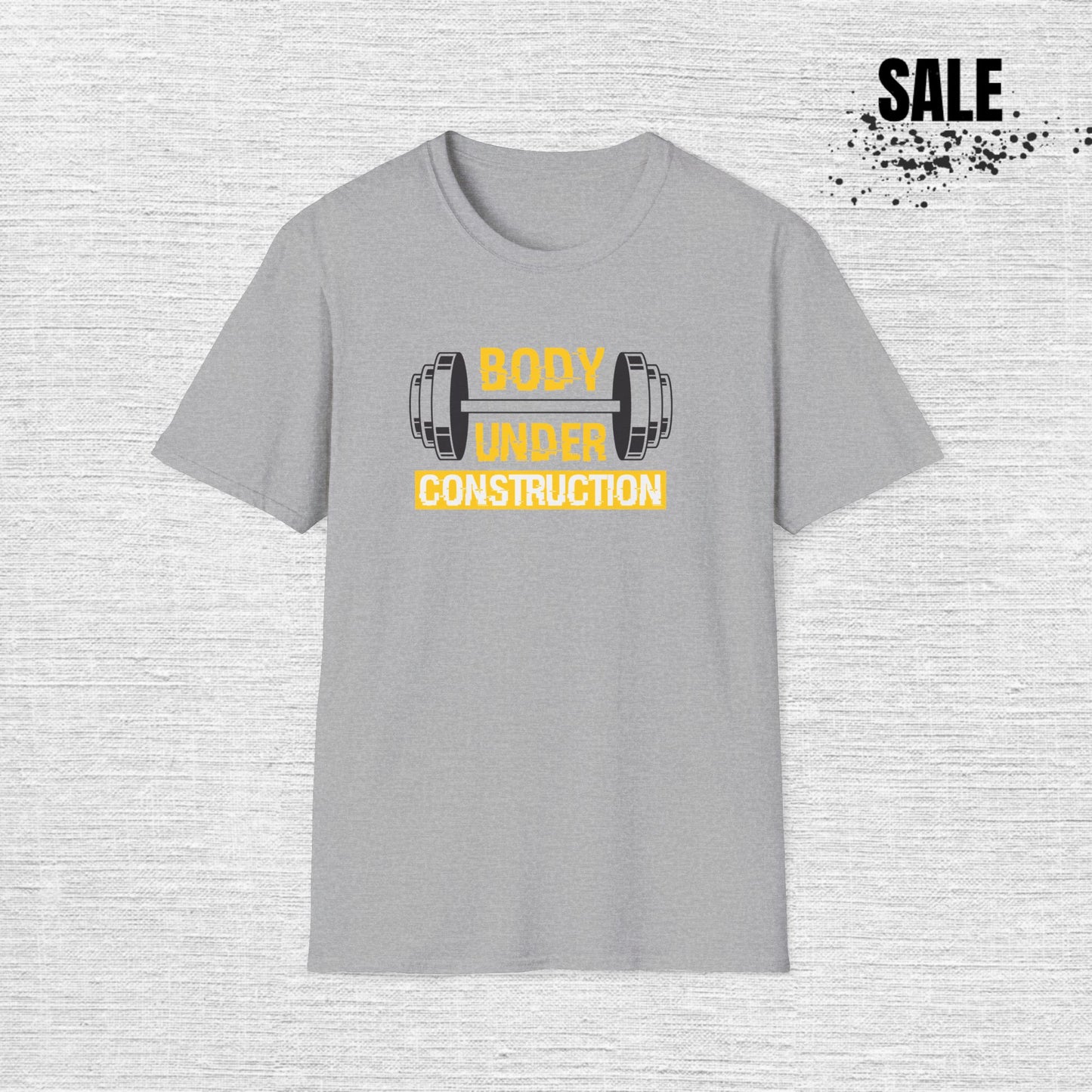 Body under construction Unisex Softstyle T-Shirt