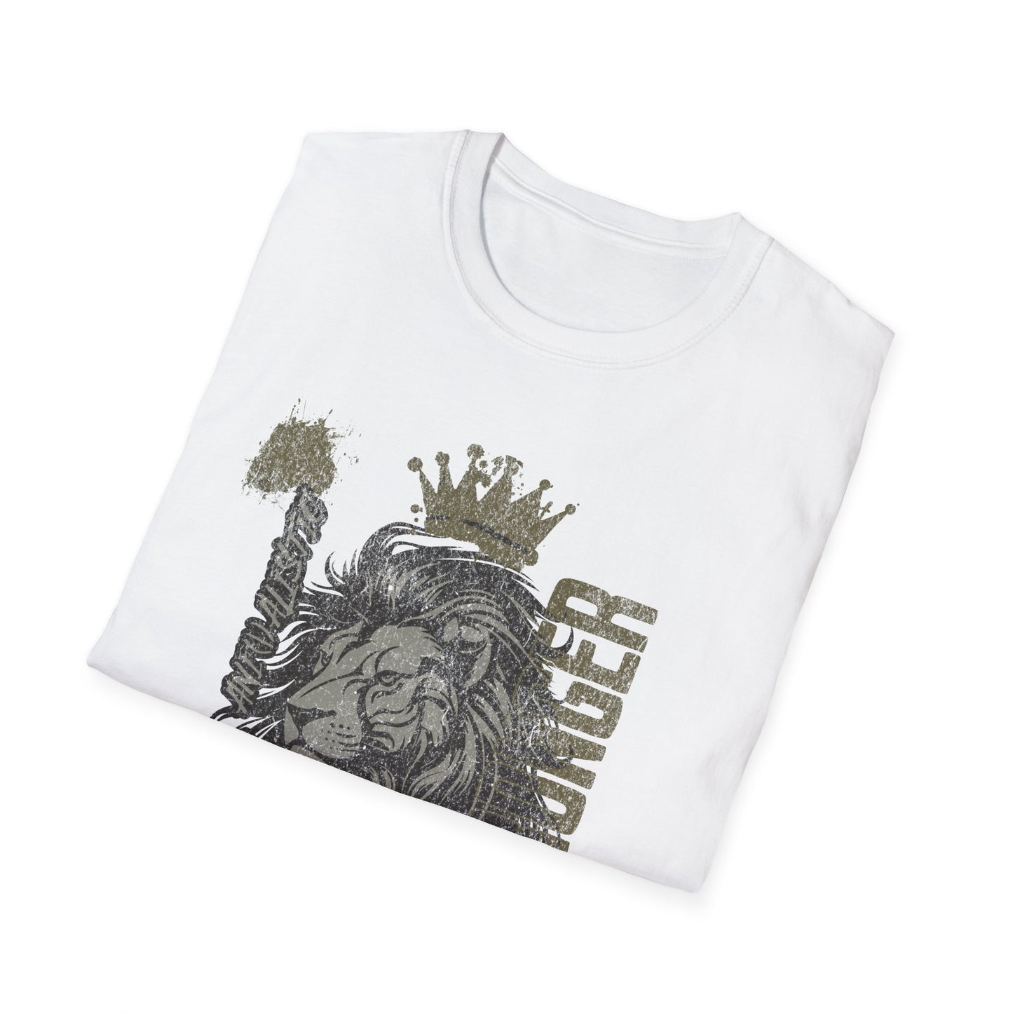 Lion Stronger Gym T-Shirt — Motivational Fitness Tee