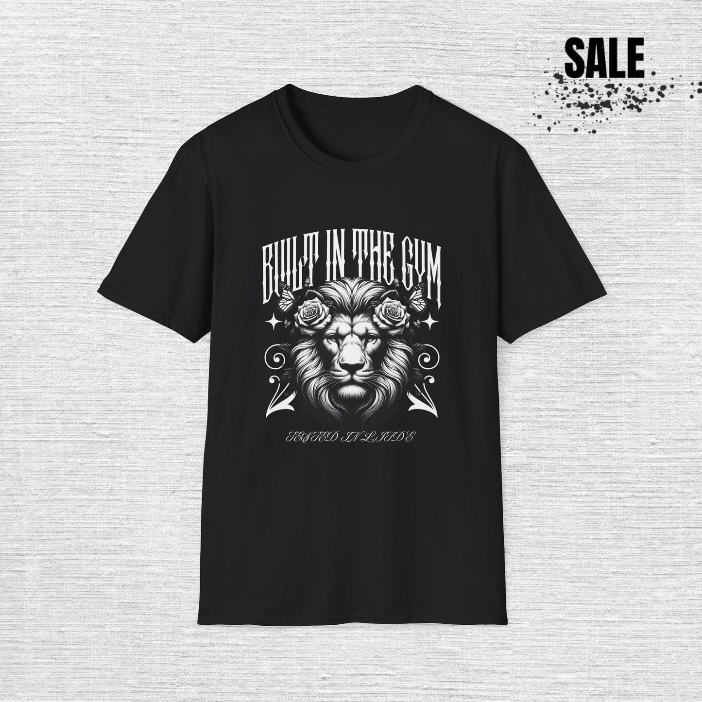 Built-In the Gym Lion T-Shirt — Gym Lover Workout Tee