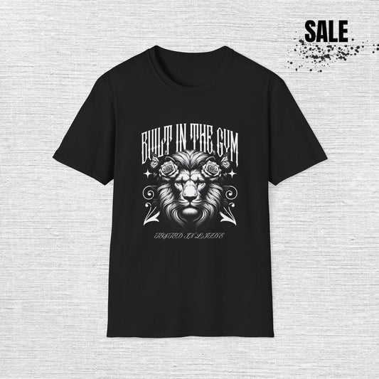 Built-In the Gym Lion T-Shirt — Gym Lover Workout Tee