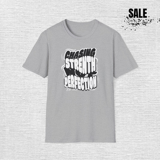 Chasing Strength Softstyle T-Shirt - Unisex Motivational Tee