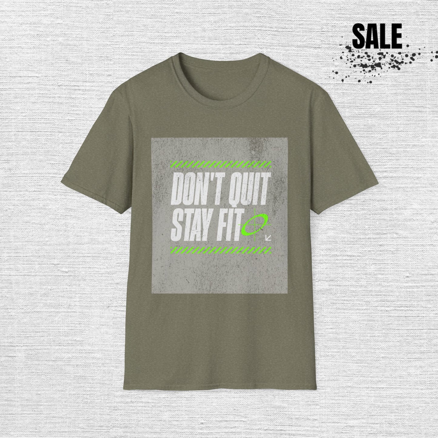 T-Shirt — "Don't Quit, Stay Focused" Motivational Graphic Tee