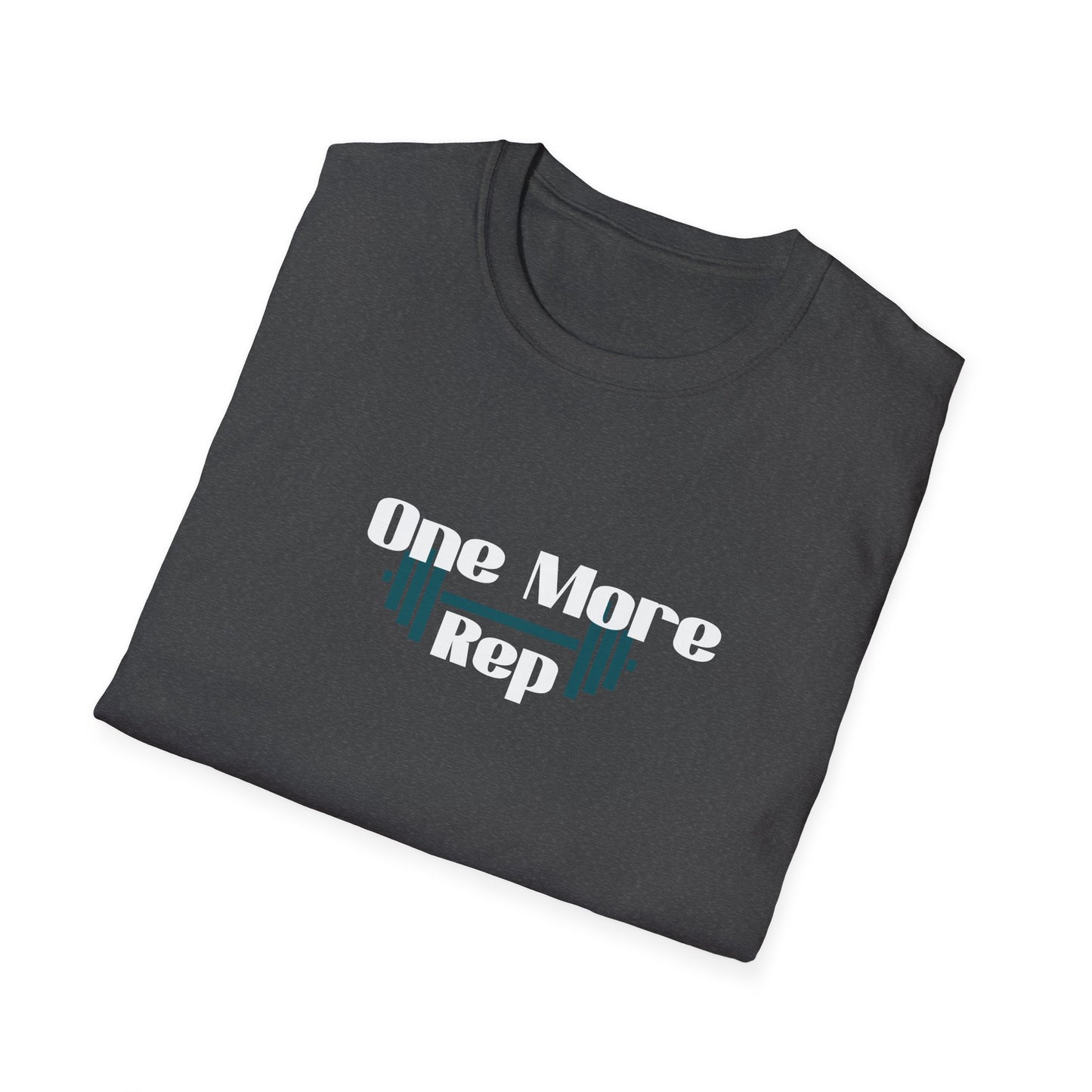 One More Rep Fitness T-Shirt - Unisex Softstyle Workout Tee