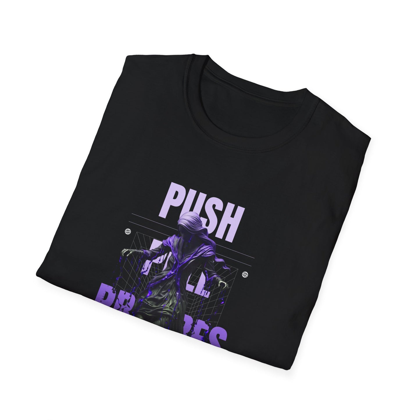 Push Proxies Graphic T-Shirt — Purple Horror Zombie Design