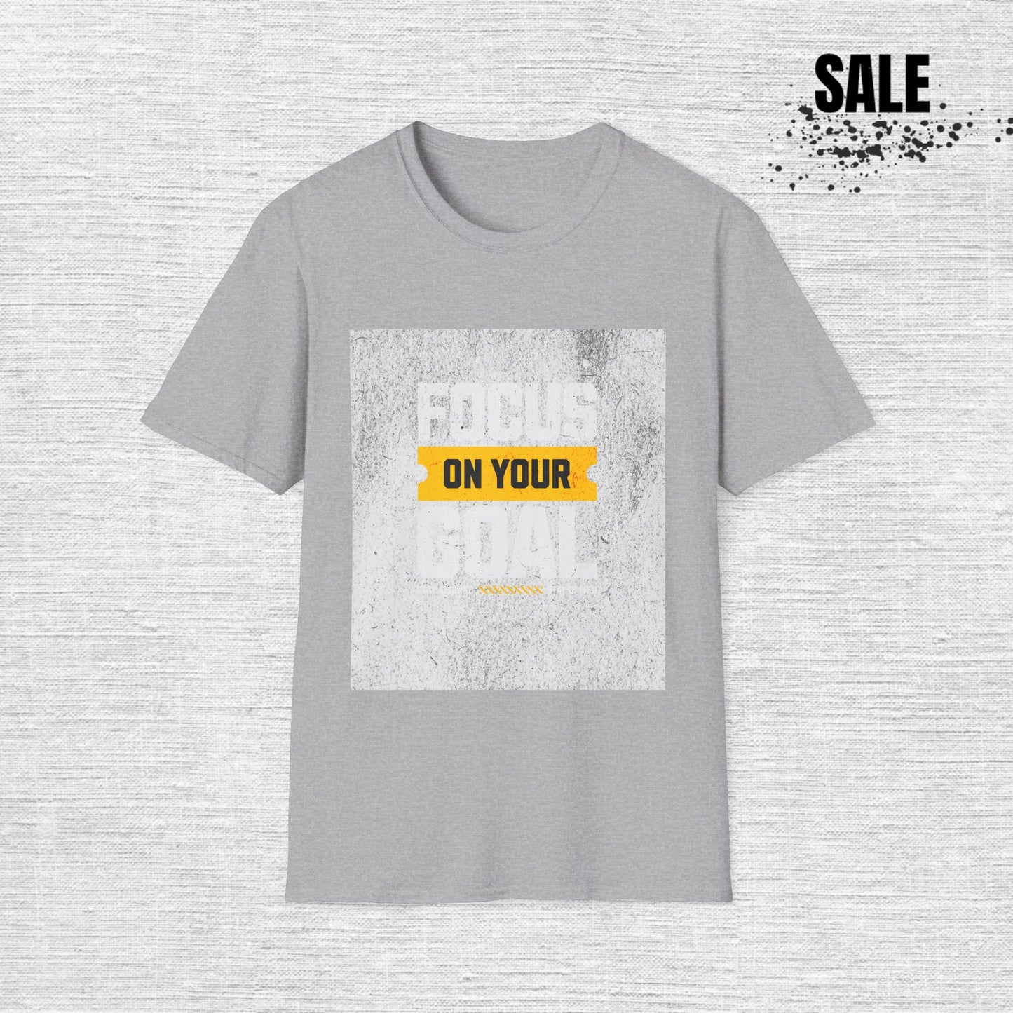 Focus On Your Goal T-Shirt — Motivational Gym & Workout Tee