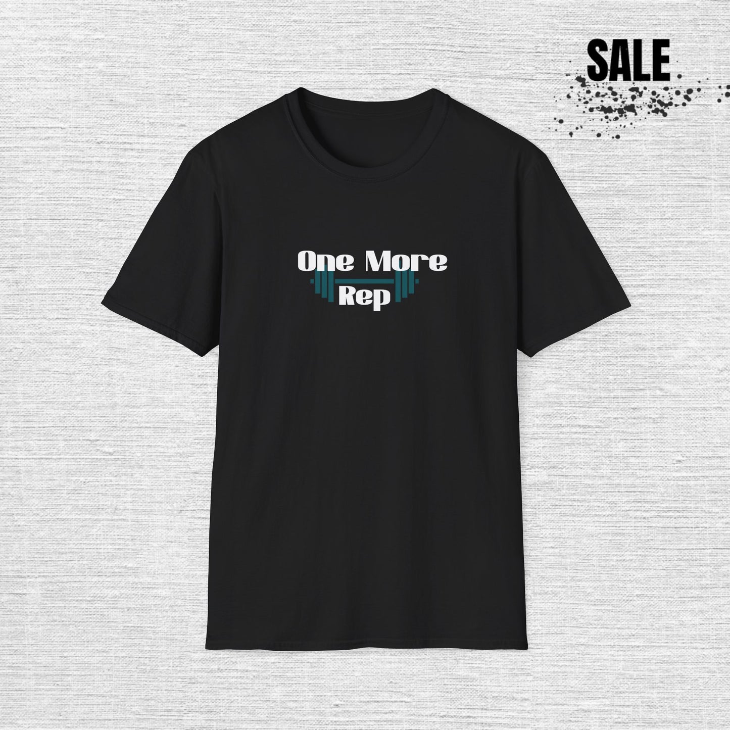 One More Rep Fitness T-Shirt - Unisex Softstyle Workout Tee