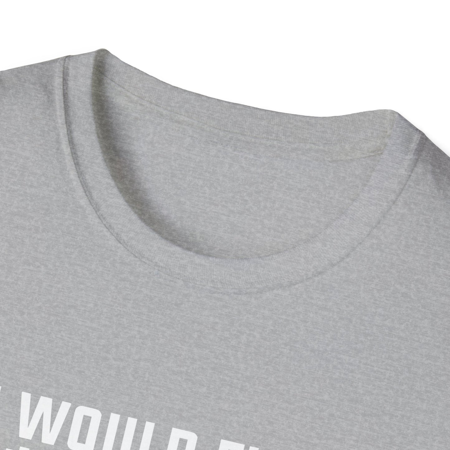 Funny Fitness T-Shirt - 'I Would Flex But I Like This Shirt'