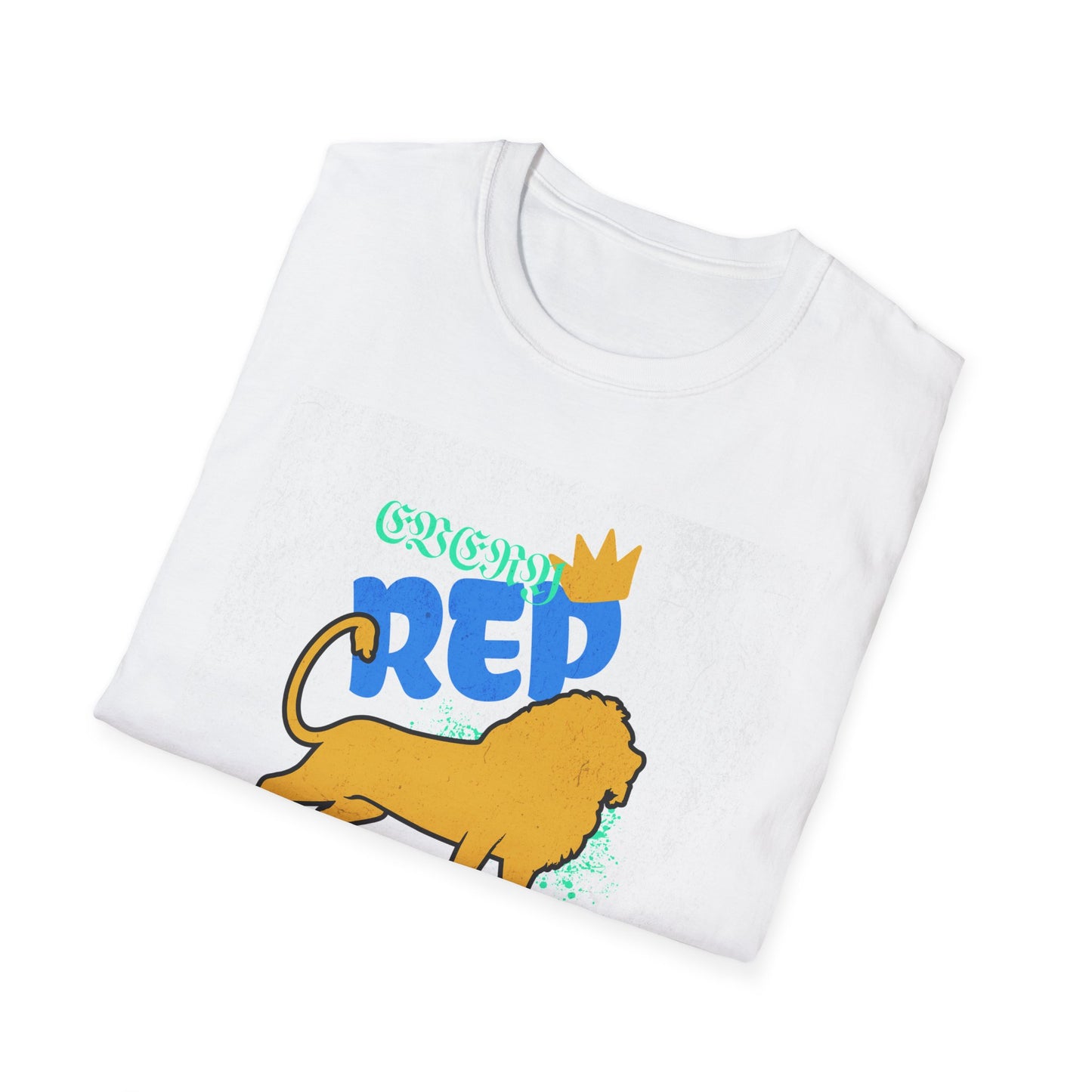 Rep Counts Lion T-Shirt — 'Every Rep Counts' Fitness Tee with Crown Graphic