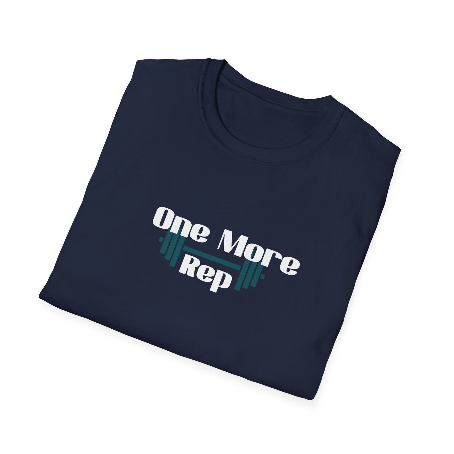 One More Rep Fitness T-Shirt - Unisex Softstyle Workout Tee