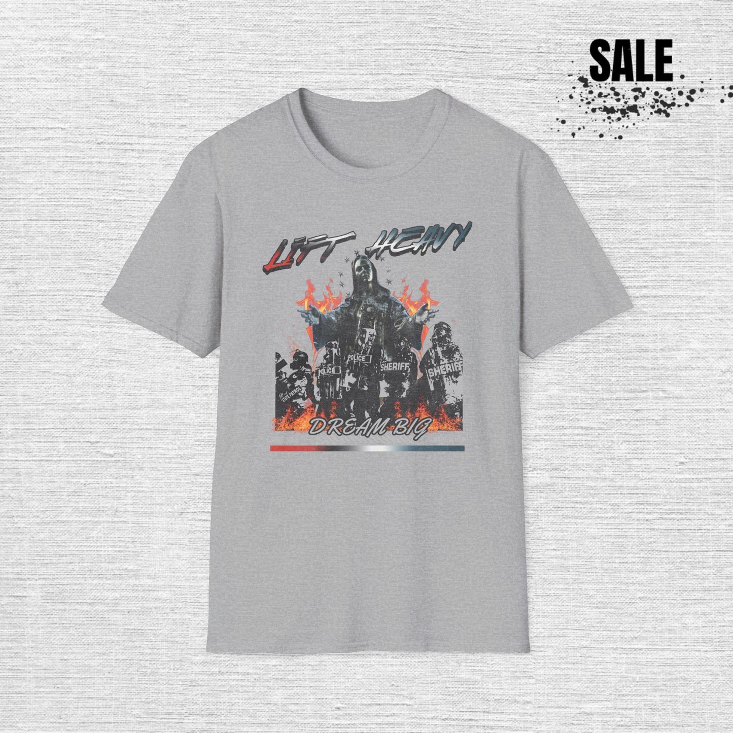 Lift Heavy Gym T-Shirt — Workout Weightlifting Tee