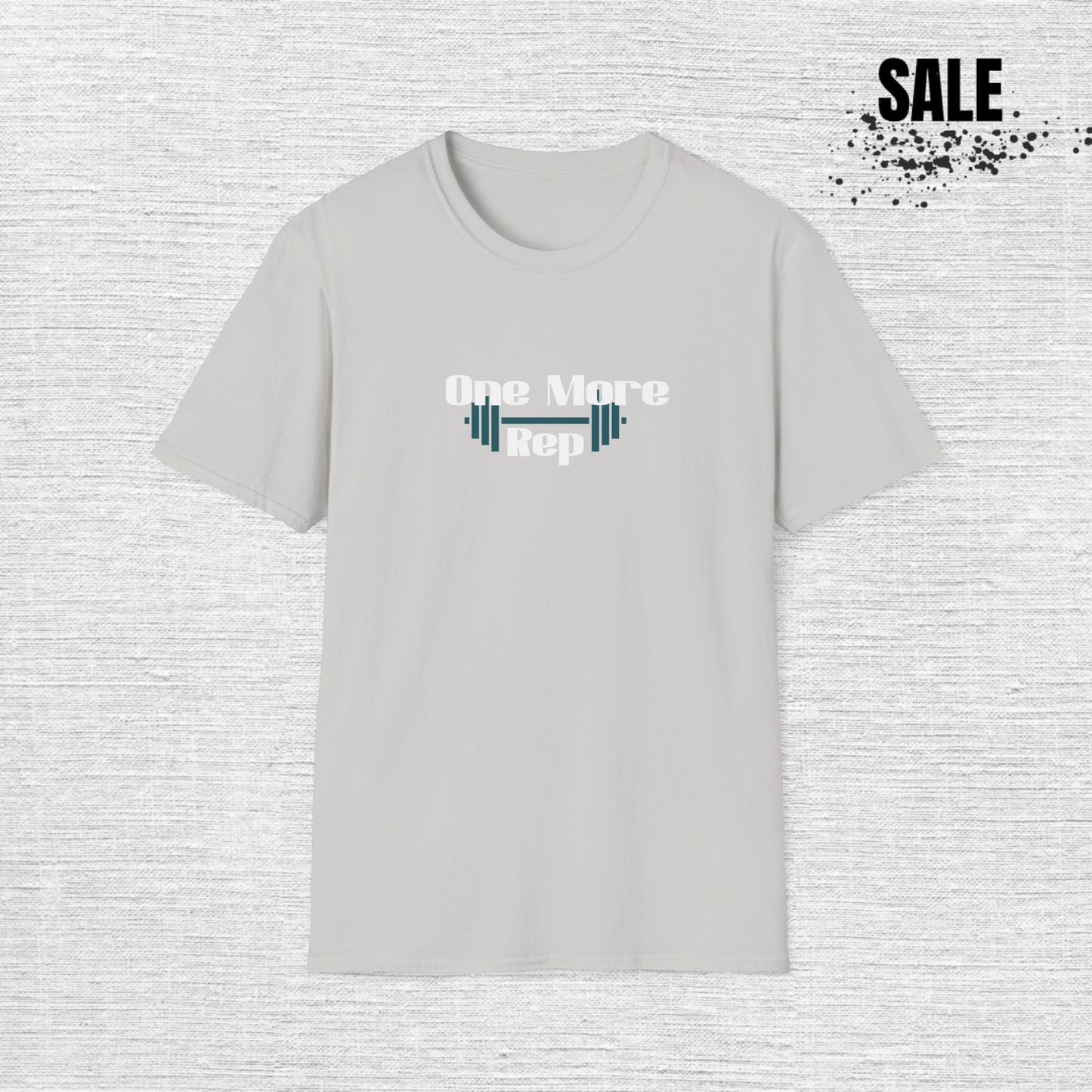 One More Rep Fitness T-Shirt - Unisex Softstyle Workout Tee