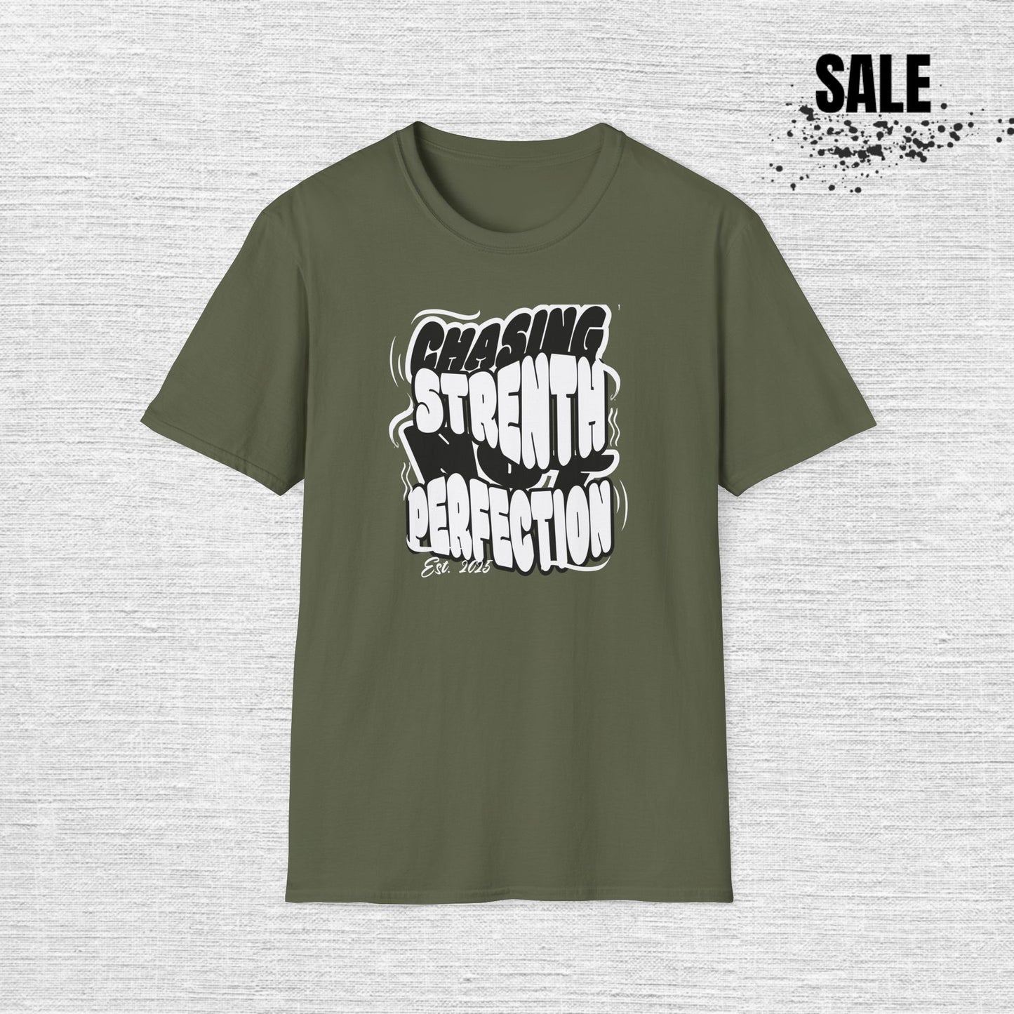 Chasing Strength Softstyle T-Shirt - Unisex Motivational Tee
