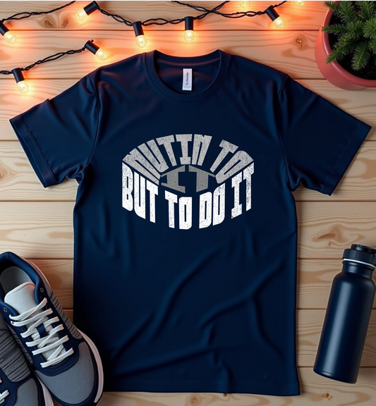 Motivational Fitness Unisex Softstyle T-Shirt - "Built to Do It"
