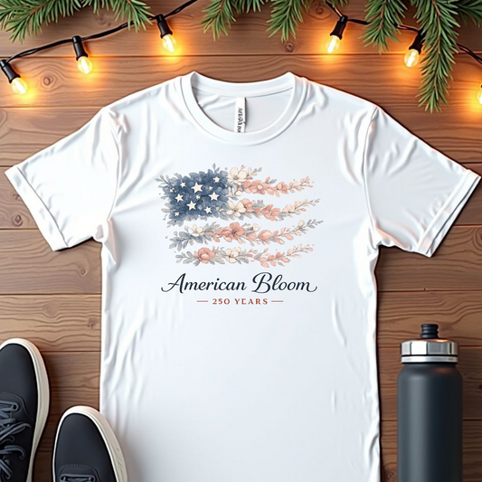 Unisex Softstyle T-Shirt American bloom