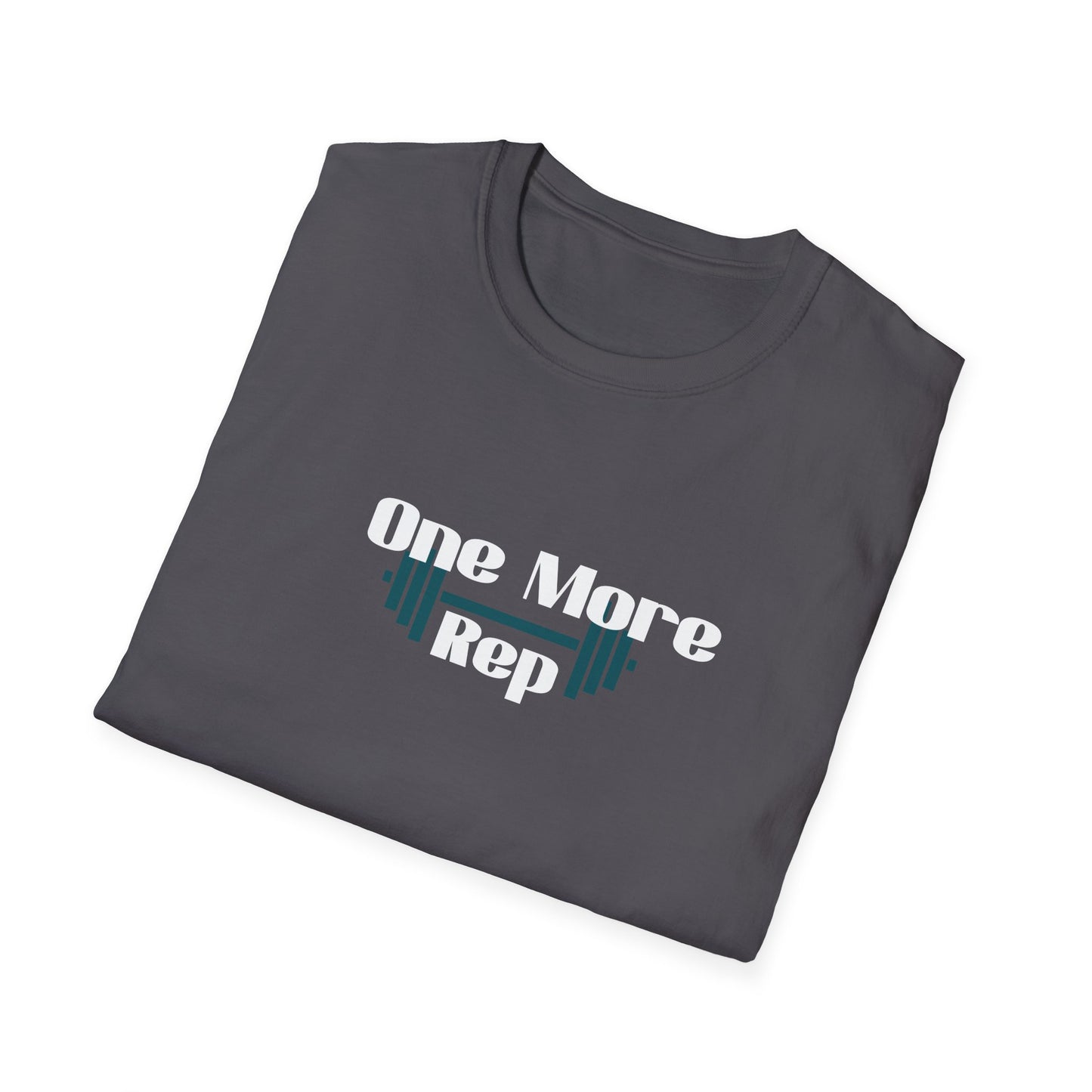 One More Rep Fitness T-Shirt - Unisex Softstyle Workout Tee