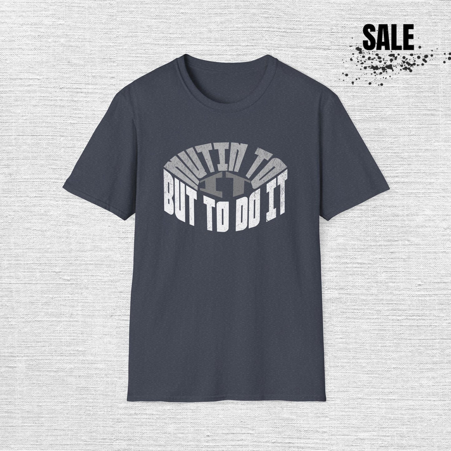 Motivational Fitness Unisex Softstyle T-Shirt - "Built to Do It"