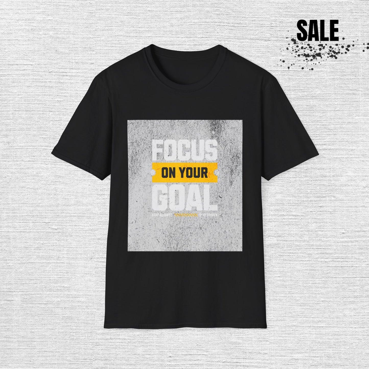 Focus On Your Goal T-Shirt — Motivational Gym & Workout Tee