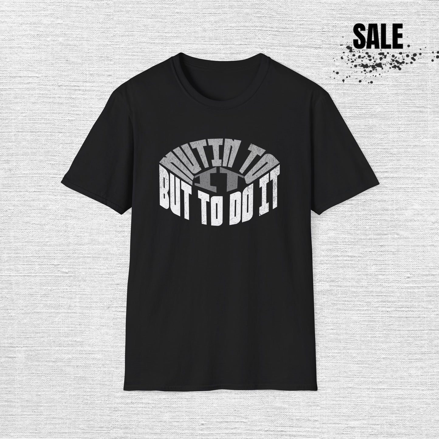 Motivational Fitness Unisex Softstyle T-Shirt - "Built to Do It"