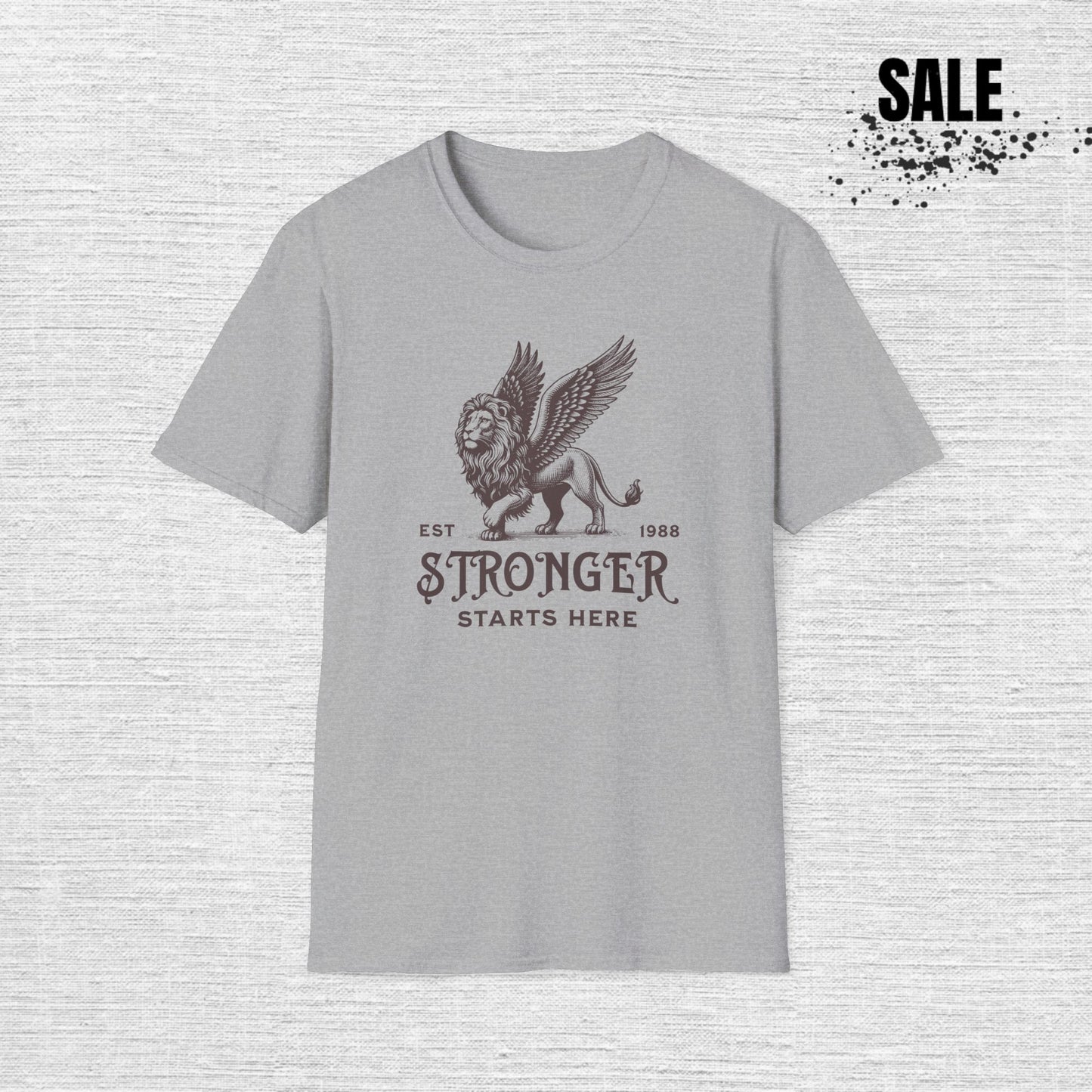 Lion Griffin Gym T-Shirt — Fierce Workout Tee for Strength & Power