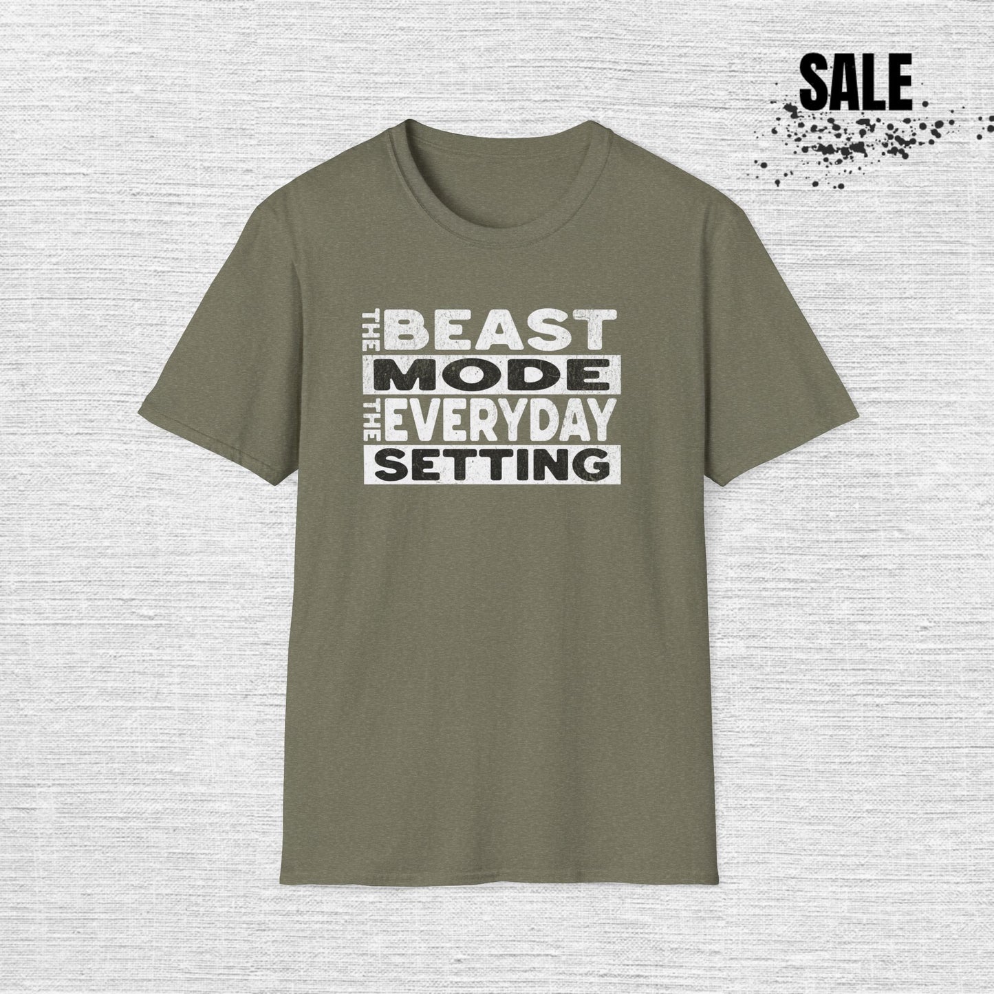 Beast Mode Everyday T-Shirt — Motivational Gym & Workout Tee