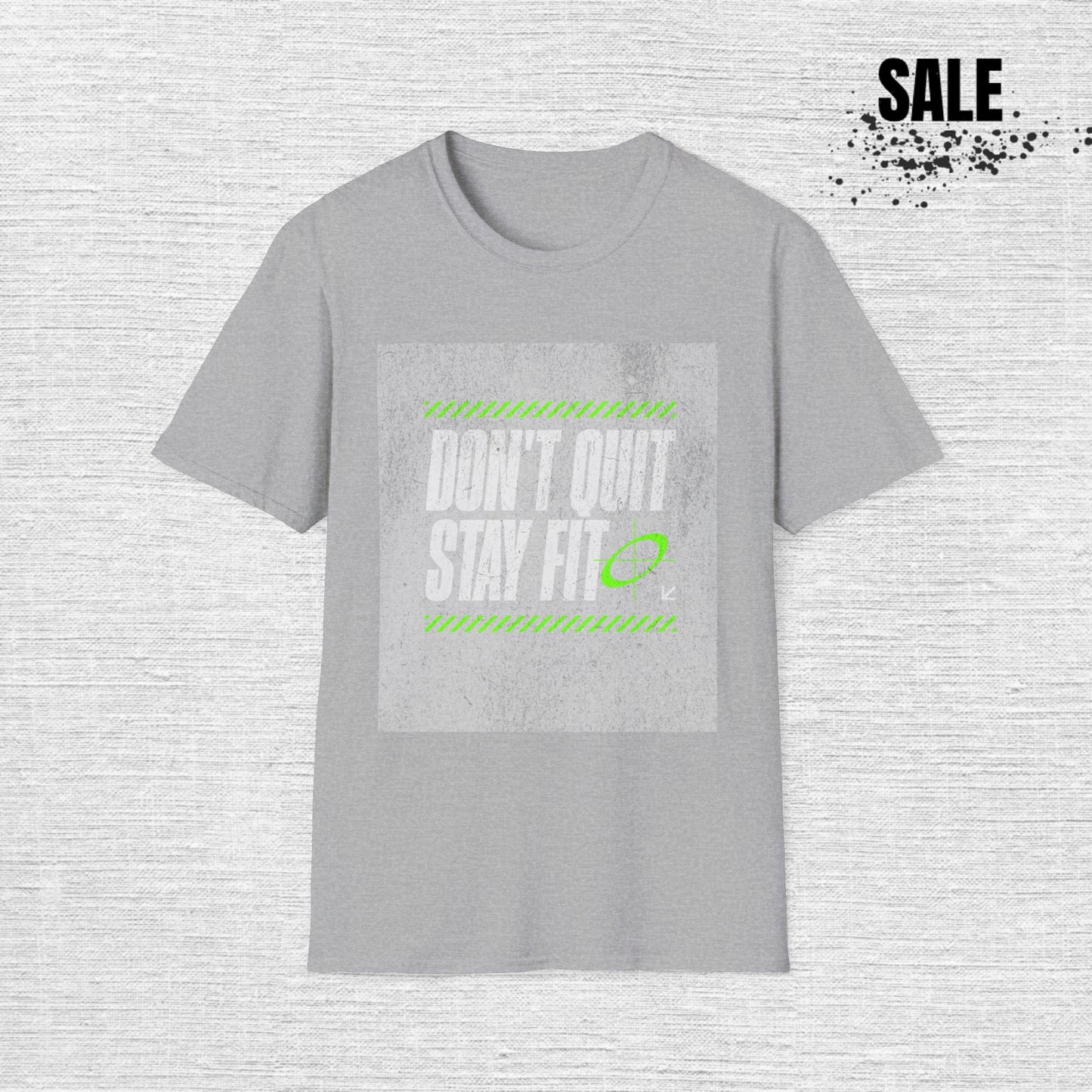 T-Shirt — "Don't Quit, Stay Focused" Motivational Graphic Tee
