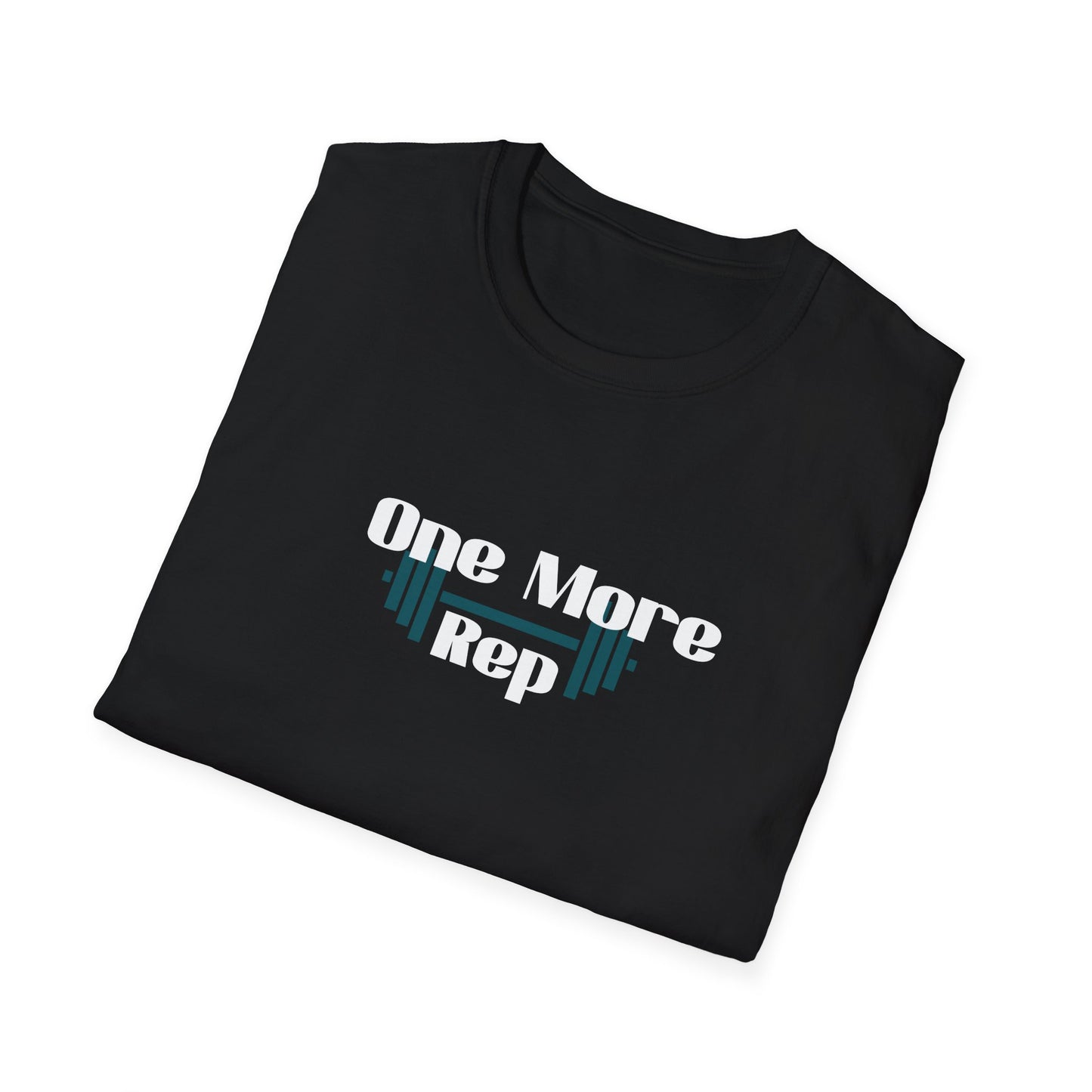 One More Rep Fitness T-Shirt - Unisex Softstyle Workout Tee