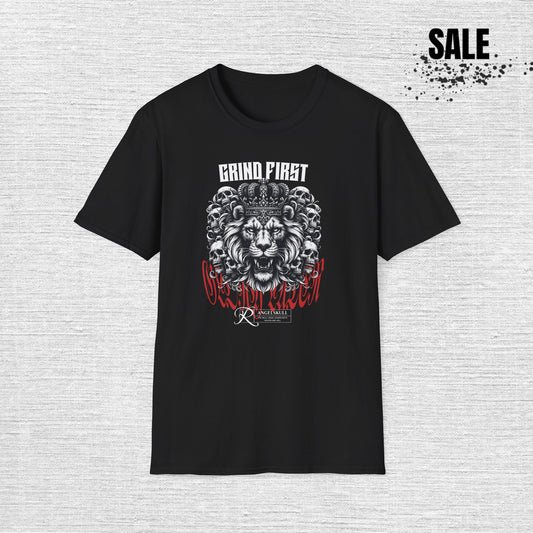 Lion Gym T-Shirt — Strength & Pride Workout Tee