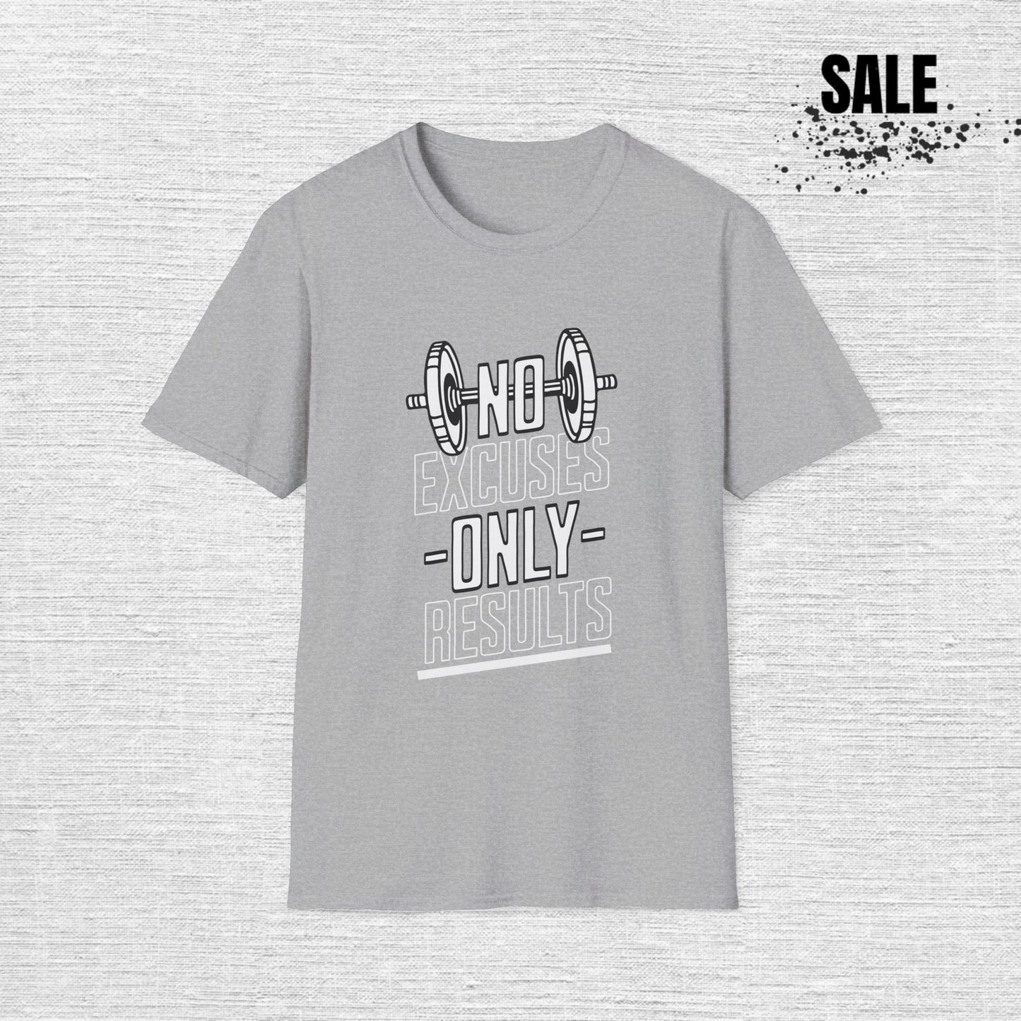 No Excuses Only Results Gym T-Shirt