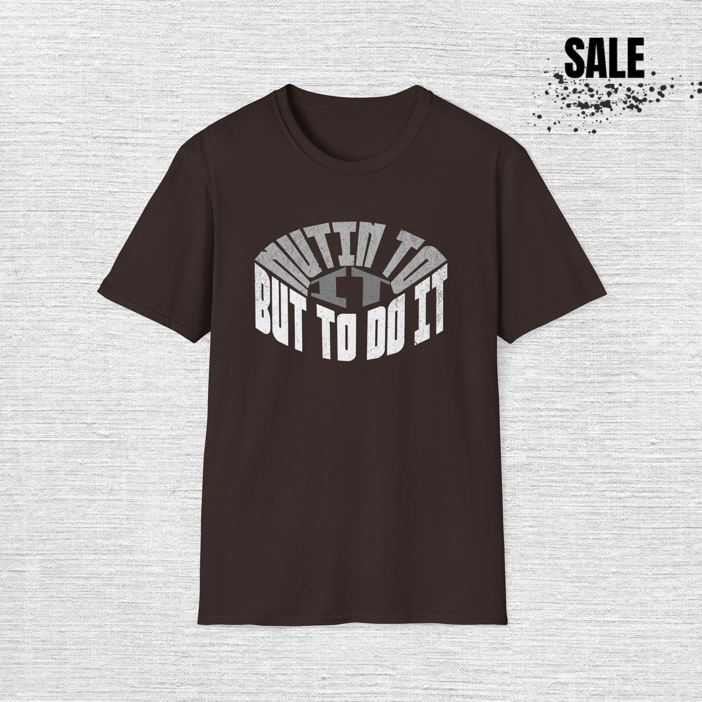 Motivational Fitness Unisex Softstyle T-Shirt - "Built to Do It"