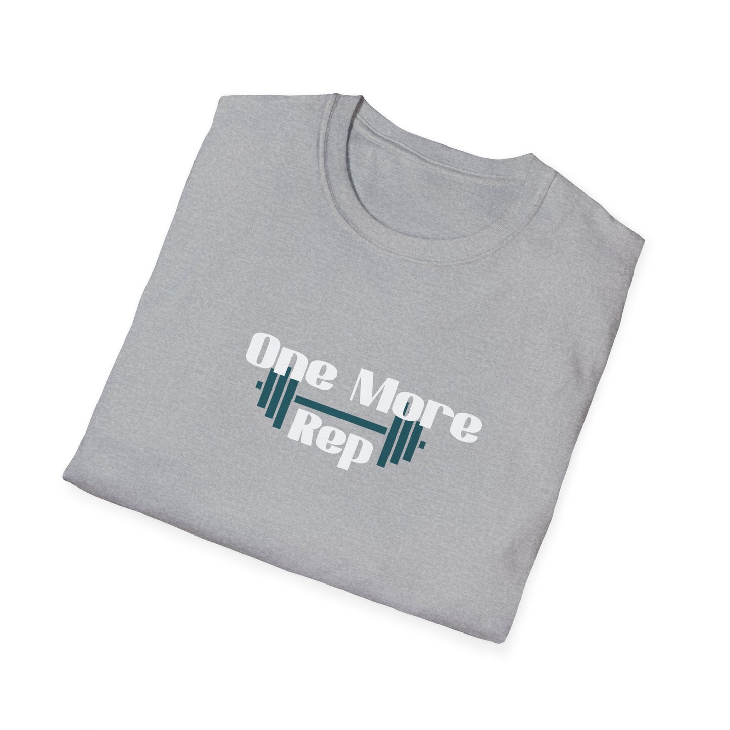 One More Rep Fitness T-Shirt - Unisex Softstyle Workout Tee