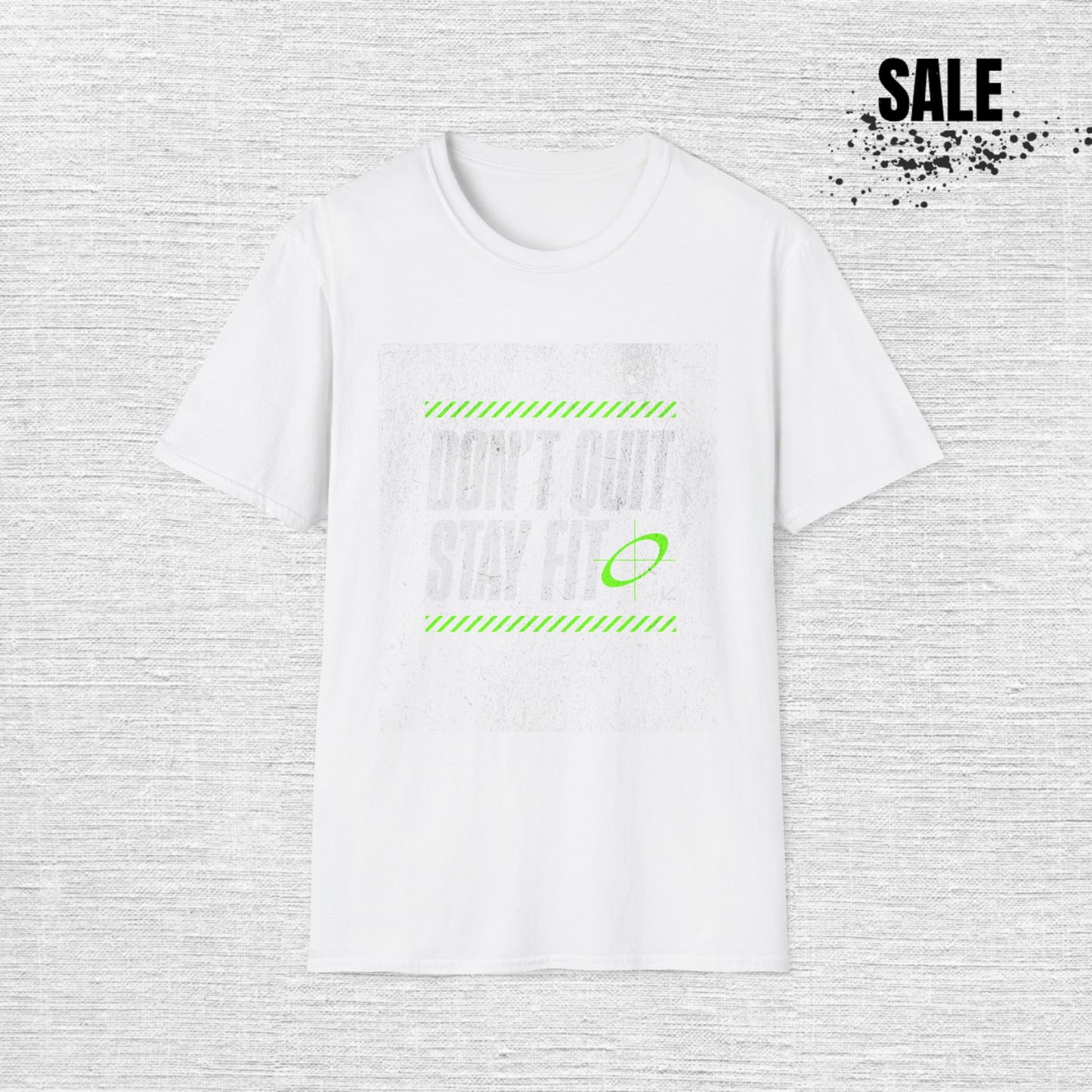 T-Shirt — "Don't Quit, Stay Focused" Motivational Graphic Tee