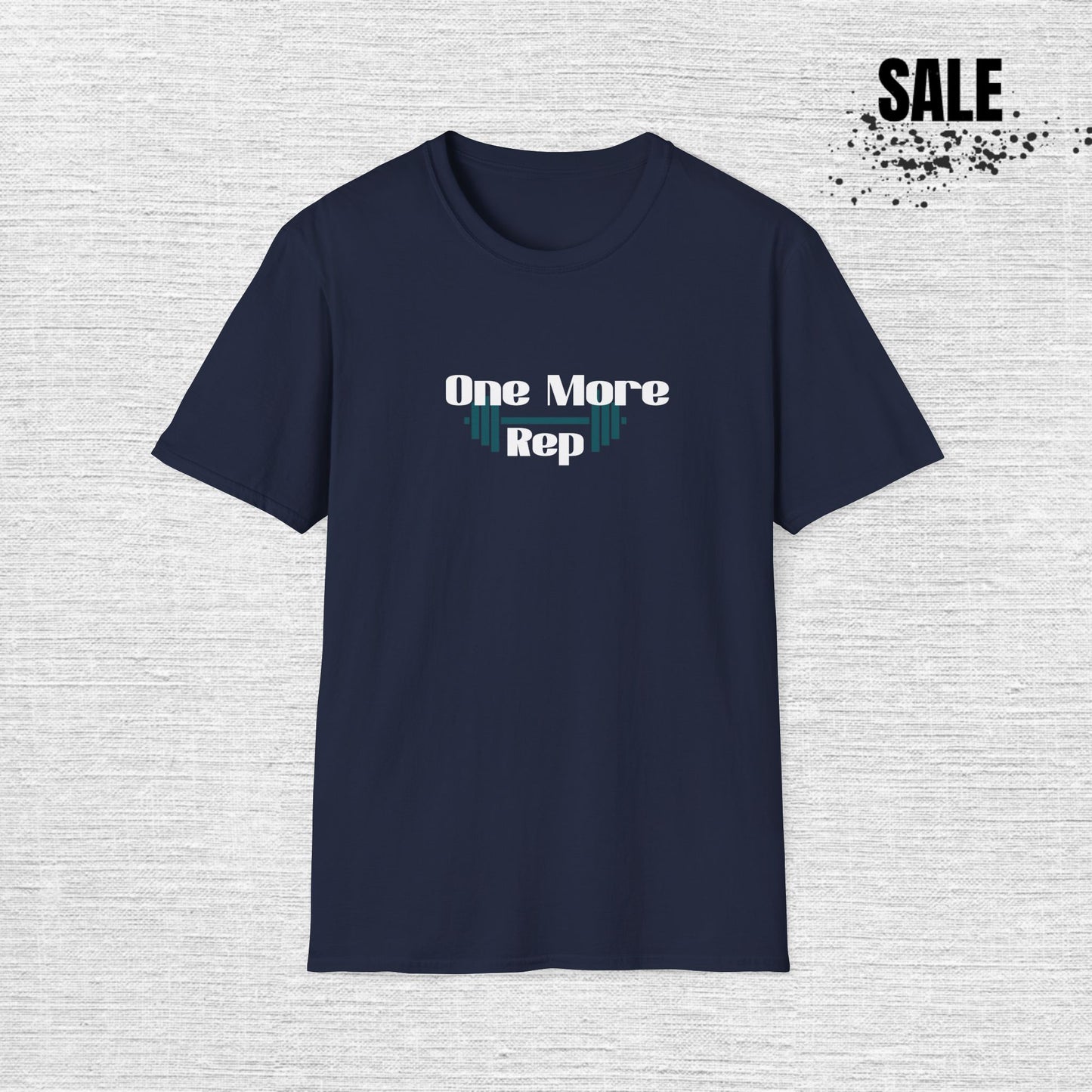 One More Rep Fitness T-Shirt - Unisex Softstyle Workout Tee