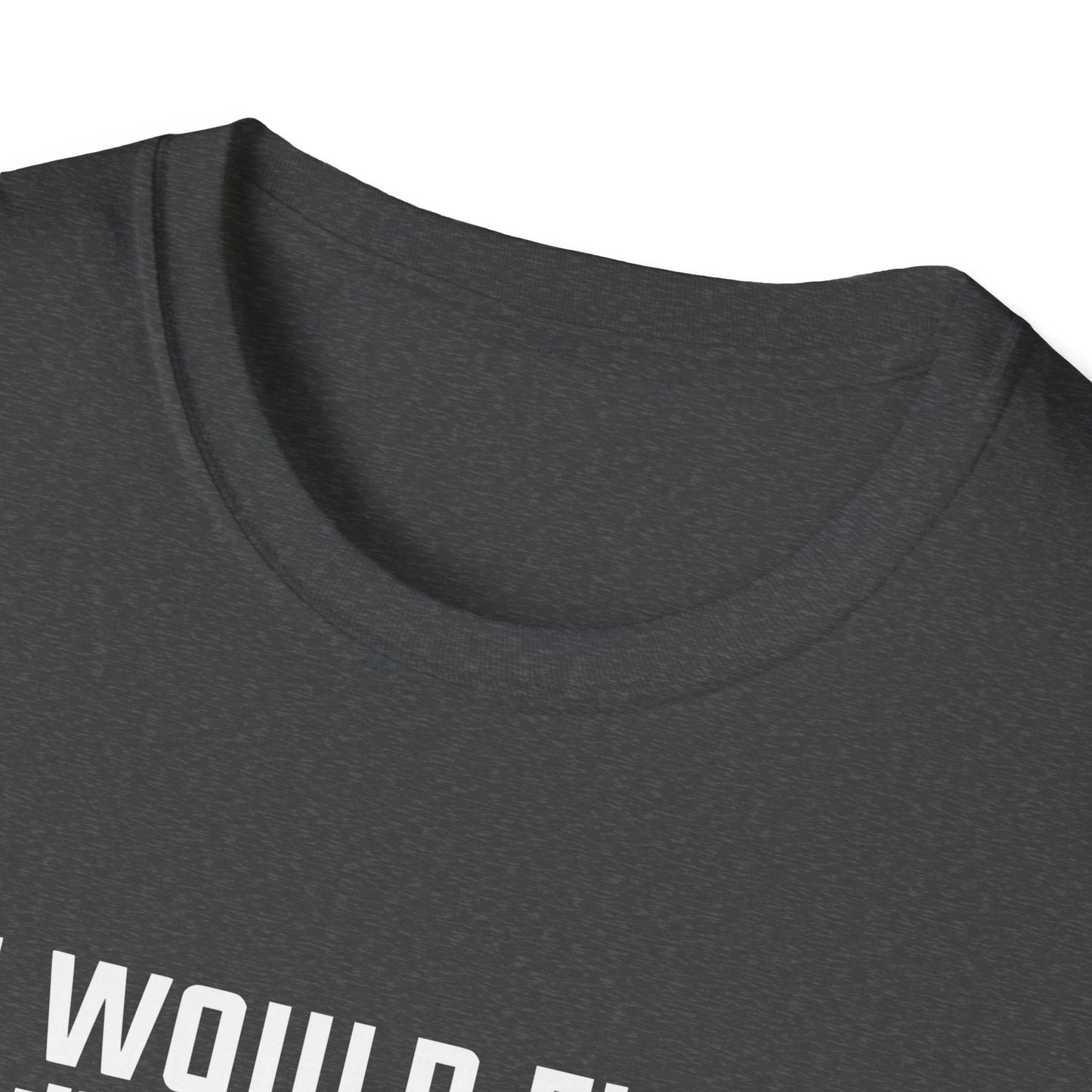 Funny Fitness T-Shirt - 'I Would Flex But I Like This Shirt'