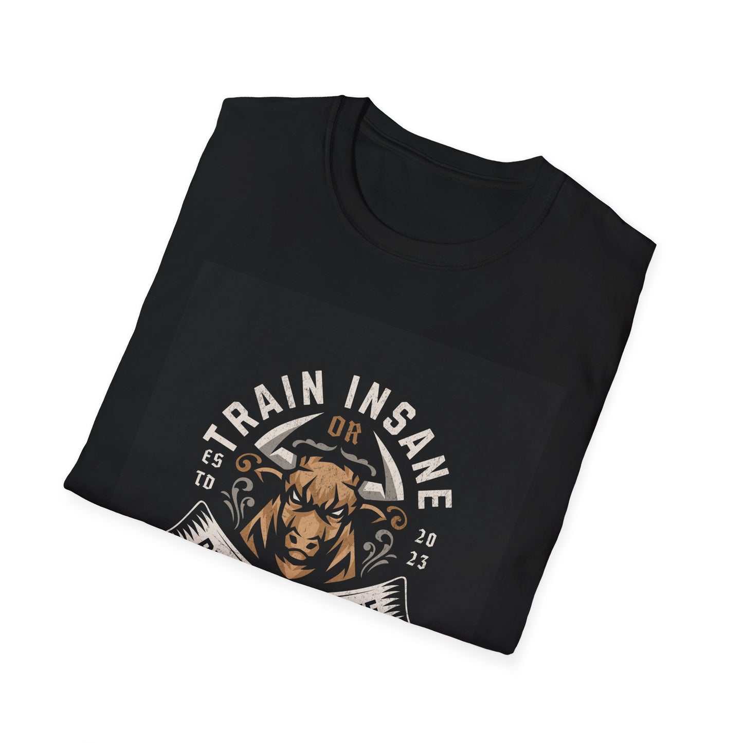 Bull Gym T-Shirt — "Train the Same or Remain the Same" Workout Tee