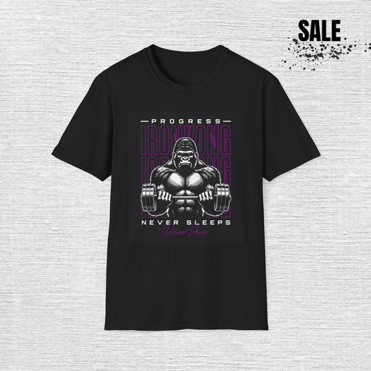 Progress Gorilla 'Never Sleeps' Workout T-Shirt