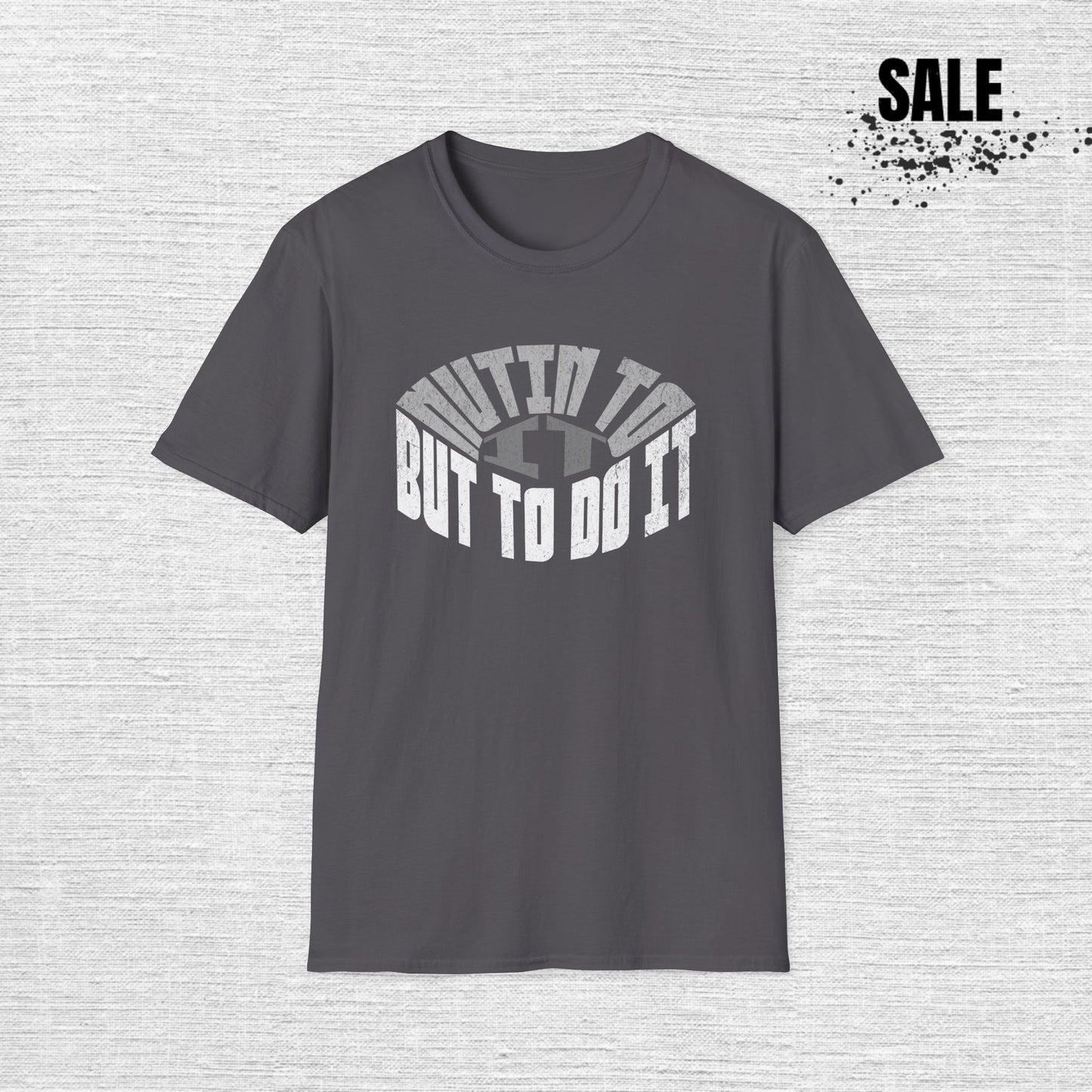 Motivational Fitness Unisex Softstyle T-Shirt - "Built to Do It"