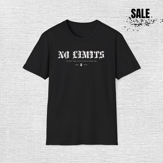 No Limits Gym Motivation T-Shirt