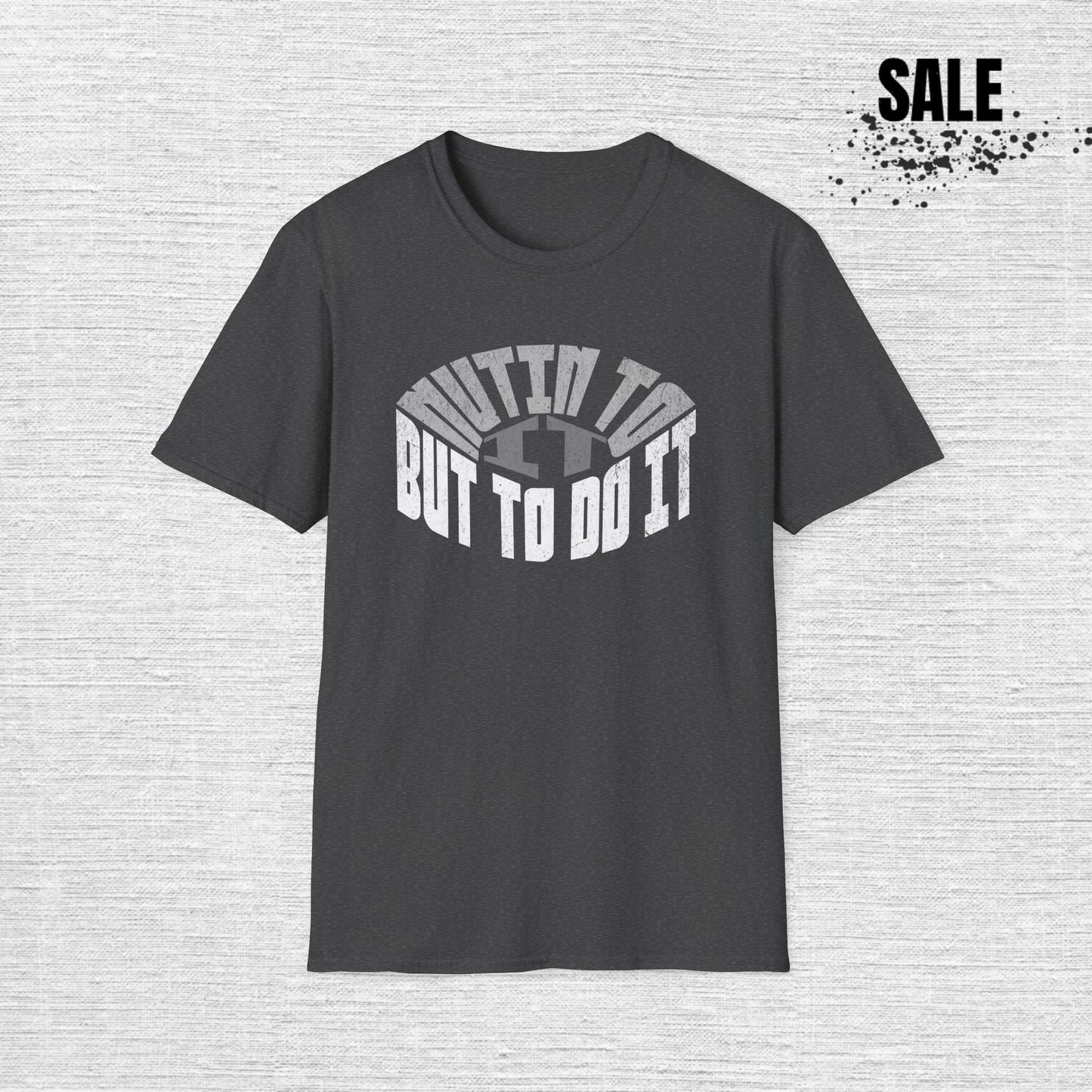 Motivational Fitness Unisex Softstyle T-Shirt - "Built to Do It"