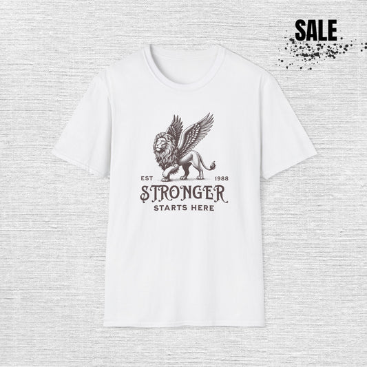 Lion Griffin Gym T-Shirt — Fierce Workout Tee for Strength & Power